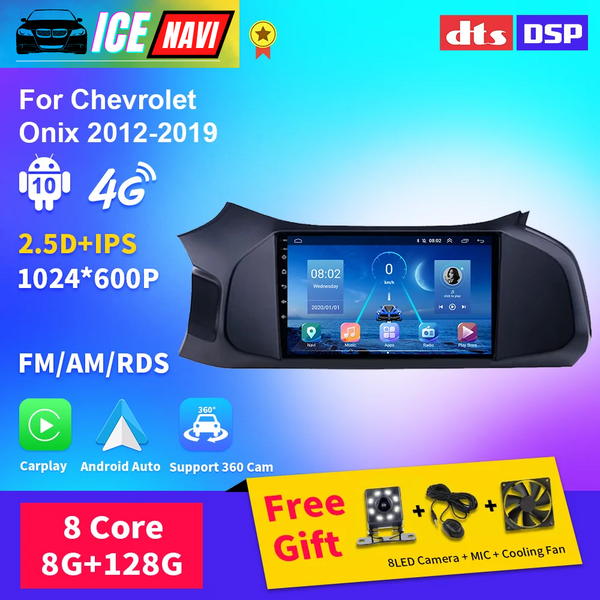 ICENAVI Android Autoradio Carplay GPS Stereo for Chevrolet Onix 2012-2019