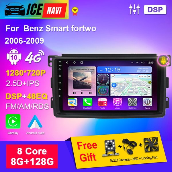 ICENAVI Android Multimedia Player For Mercedes Benz Smart fortwo 2006-2009