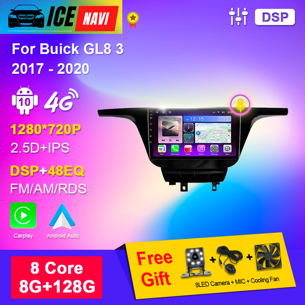 ICENAVI Android Multimedia For Buick GL8 3 2017-2020