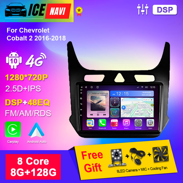 ICENAVI 9 Inch 4G Wifi Multimedia Car Radio For Chevrolet Cobalt 2 2016-2018