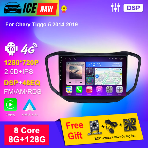 ICENAVI 10 Inch Android Head Unit Car Radio For Chery Tiggo 5 2014-2019