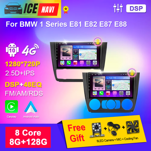 ICENAVI Android 10 for BMW 1 Series E81 E82 E87 E88 2004-2012 Car Radio