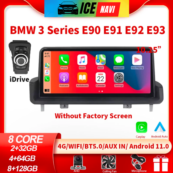 ICENAVI Android 11 Car Radio For BMW 3 Series E90 E91 E92 E93 2005-2012