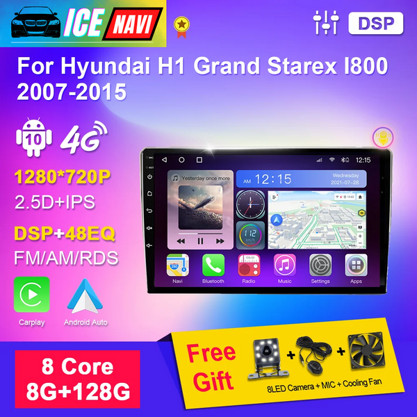 ICENAVI Android Auto Multimedia Video Player For Hyundai H1 Grand Starex I800 2007-2015