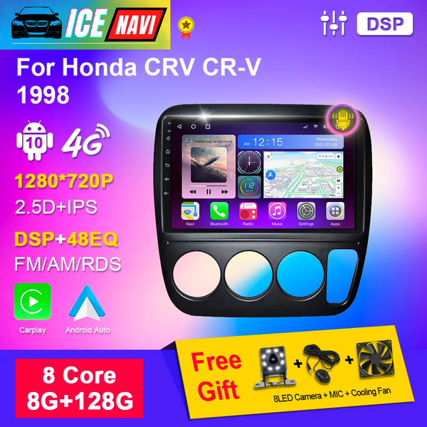 ICENAVI Car Radio Multimedia Player Android 10.0 For Honda CRV CR-V 1998