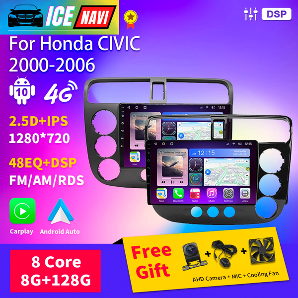 ICENAVI Android Multimedia Player Car Radio For Honda CIVIC 2000-2006