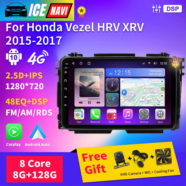 ICENAVI Multimedia Video Android 10 Car Radio Player For Honda Hr-V Hrv Xrv Vezel 2013-2019