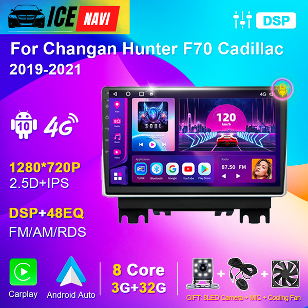 ICENAVI Car Radio For Changan Hunter F70 Cadillac 2019-2021