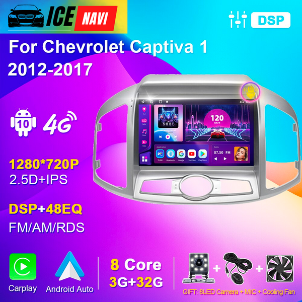 ICENAVI 8G+128G Android 10 Multimedia Player for Chevrolet Captiva 2012-2017