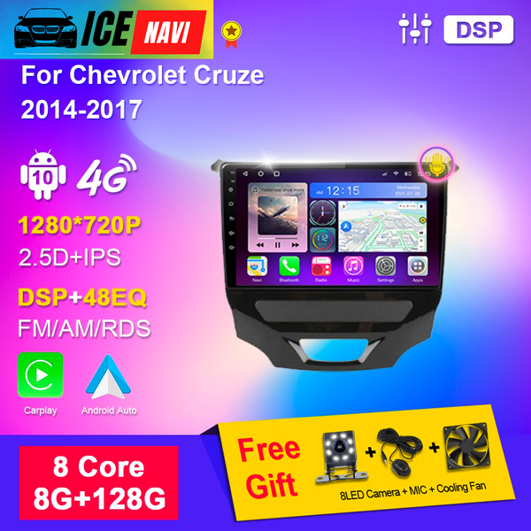 ICENAVI Android Navigation Radio For Chevrolet Cruze 2014-2017