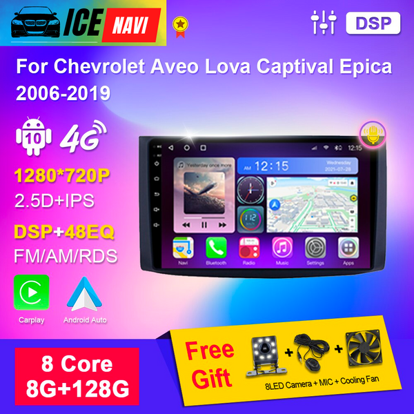 ICENAVI Car Stereo Radio for Chevrolet Aveo Lova Captival Epica 2006-2019