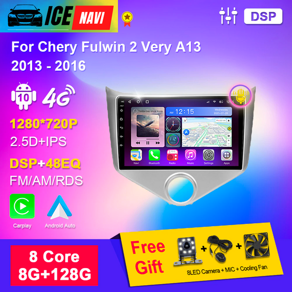 ICENAVI Multimedia Car Radio For Chery Fulwin 2 Very A13 2013 - 2016