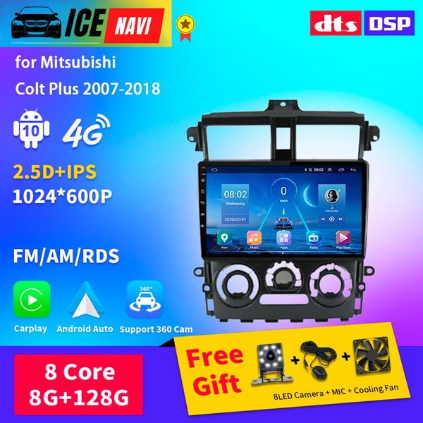 ICENAVI Autoradio GPS Multimedia For Mitsubishi Colt Plus 2007-2018