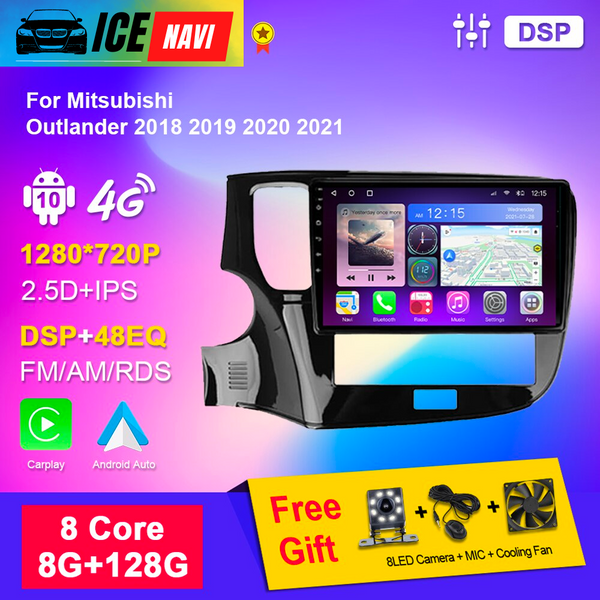 ICENAVI 4G Multimedia Car Radio For Mitsubishi Outlander 2018-2021