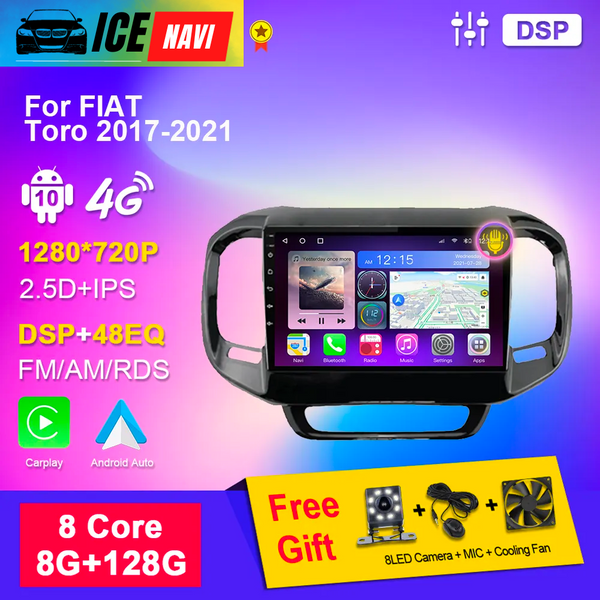 ICENAVI Android Multimedia Car Radio for FIAT Toro 2017-2021