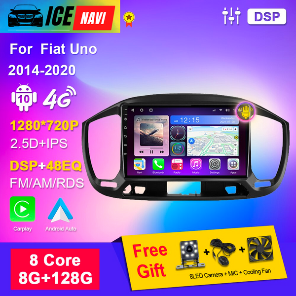 ICENAVI Android Multimedia Radio For Fiat Uno 2014-2020