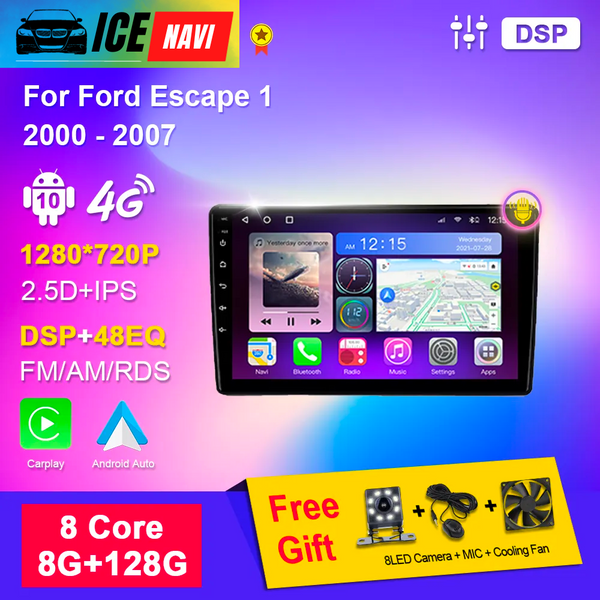 ICENAVI Android Car Radio Multimedia for Ford Escape 1 2000 - 2007