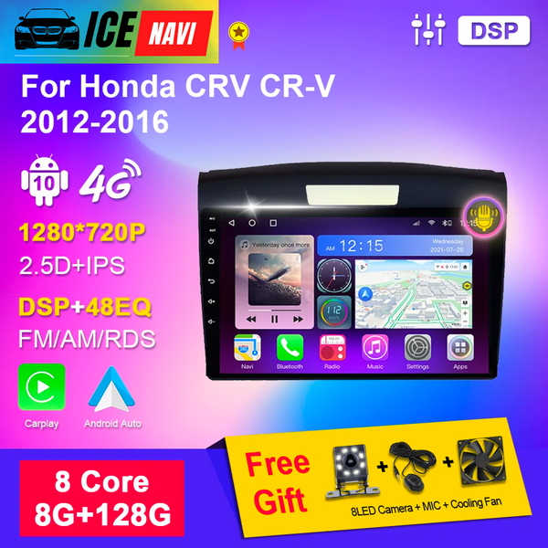 ICENAVI Multimedia Smart Car Stereo Radio For Honda CRV CR-V 2012-2016